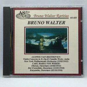 AS disc ◇ ワルター / ベートーヴェン、ウェーバー (CD) AS423 BRUNO WALTER RARITIES 22