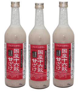 ...720ml×3шт.@ вид quotient местного производства 10 шесть . сладкое сакэ амазаке .... рис ... nonalcohol .. прекрасный . красота ..... sake распорка 
