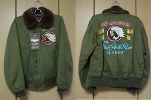 40 B-15 バズリクソンズ BUZZ RICKSON'S ラフウェア ROUGHWEAR フライト ジャケット FLIGHT JACKET バック ペイント BACK PAINT カスタム