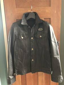  ultra rare! the first period!chiba put on Rude Gallery 3rd type Horse Hyde leather jacket!RUDEGALLERY BLACKREBEL Rider's 