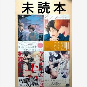 BL「琥珀色の熱視線」「透明な声で僕を呼んで」「うそつきと初恋」「ヤンキーくんは犬を躾けたい」※未読本