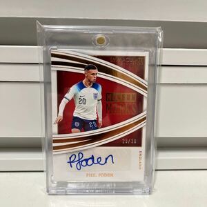 [30枚限定]フィルフォーディン　サイン　2022-23 Panini Immaculate Soccer Phil Foden Modern Marks Auto #29/30