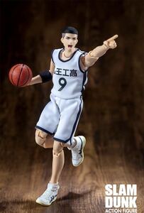 【即納】箱痛み スラムダンク 1/10可動フィギュア沢北 栄治 9号白シャツ 山王工業SLAMDUNK ACTION FIGURE 非s.h.figuarts figma COLLECTION