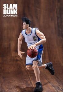 【即納】箱痛み スラムダンク 1/10 可動フィギュア 仙道彰 7号 白ユニフォーム 陵南 SLAMDUNK ACTION FIGURE 非s.h.figuarts figma 