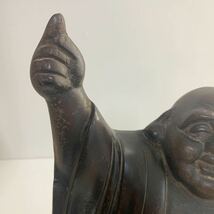 鉄製 七福神 布袋様 置物 彫刻 オブジェ インテリア 縁起物_画像3