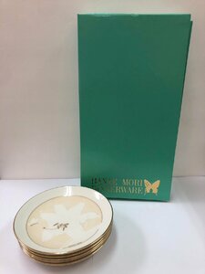 1円～【未使用】HANAE　MORI　ハナエ　モリ　ファイブプチセット　プレート　5枚　食器　陶器