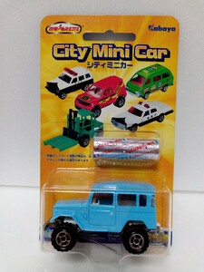 カバヤ　City Mini Car シティミニカー　マジョレットミニカー　4x4TOYOTA　トヨタランドクルーザー４０　未開封品　　清涼菓子　玩具菓子