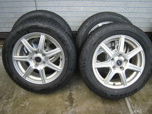 社外アルミ＆冬タイヤ4本セット16×6.5J INSET54 205/60R16 アクセラ　HA