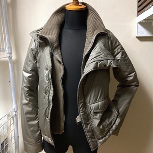 25Y2301102O 超美品 DIESEL ディーゼル メンズ 中綿 ブルゾン ジャケット ジャンバー 検 コート ダウン アウター レザー