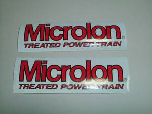 2枚セット Microlon(マイクロロン) ステッカー リフレクタータイプ