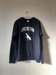 Design Tshirts Store graniph　グラニフ　トレーナー　スウェット　サイズ М GOOD DOG 犬　ロゴ スウェットトレーナー 