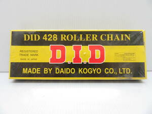 新品未開封 DIDチェーン 428D 130L 大同工業 バイク DID 428 ROLLER CHAIN DID 428D-130L 428 130L 送料370円～