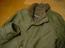 Abercrombie & Fitch ADIRONDACK JACKETボアライナーアディロンダックジャケット肉厚N-1デッキ美品Mアバクロンビー&フィッチM-65ボアジャン_画像6