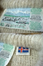 本場アイスランド製EIDER KNITネイティブ柄ウールセーターL最高級アイダーニットMADE IN ICELANDフェアアイルENGLANDアランノルディック_画像2