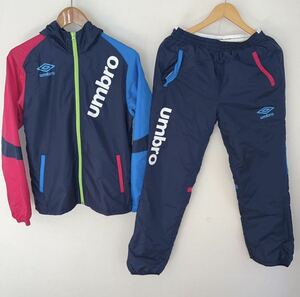 ◆美品◆ UMBRO 裏地付レディースウィンドブレーカーセットアップ　サイズ上下L