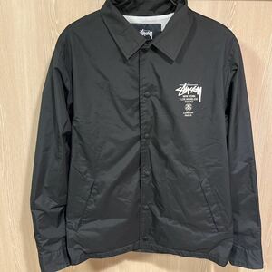 ◆オススメ◆STUSSY WORLD TOURコーチジャケット　ブラック　サイズM