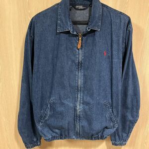 ◆希少◆ 80's-90's USA製 Polo Ralph Lauren Denim Swing Top / ポロ・ラルフローレン スウィングトップ サイズM