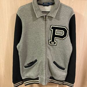 ◆美品◆国内正規品POLO RALPH LAUREN Athletic Club Baseball Jacket スウェットジャケット サイズM 定価29333円税込