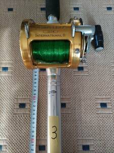 PENN REELS 30TW INTERNATIONALⅡ　リール＆ロッドセット　ロッド：Kimura of hawaii 30lb? ※出品No3