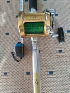 PENN REELS 30TW INTERNATIONALⅡ　リール＆ロッドセット　ロッド：Kimura of hawaii 30lb? ※出品No４