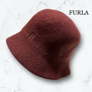 FURLA　フルラ　バケットハット　ウールハット　帽子　キャップ　ニット帽子