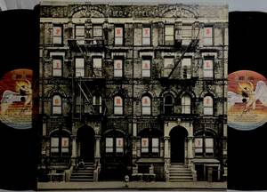 【日2LP】 難あり レッドツェッペリン LED ZEPPELIN フィジカルグラフィティ PHYSICAL GRAFFITI 1975 日本盤 LPレコード P-5163-4N 試聴済