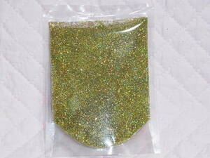 0.3mm Gold Rainbow flakes 50g 6 surface cut lame 