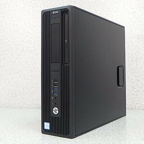 ■○ HP Z240 SFF Workstation Xeon E3-1225 v5 3.30GHz/メモリ8GB/1TB×2/nVIDIA QUADRO P400搭載 BIOS起動確認 No.3の画像1