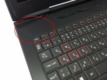 キーボードの左上を叩くと電源が落ちます