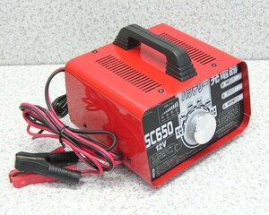 ■Meltec/メルテック バッテリー充電器(バイク～普通自動車) SC650 正式PSE取得 DC12V用 定格6.5A 急速・維持充電機能付 美品！