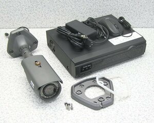 ■ATSUMI/アツミ 防犯カメラセット 4ch/2TB EX-SDI レコーダー ADX1004 ＋ 2.0M EX-SDI 赤外照明付カラーカメラ EX6210 動作良好！美品！