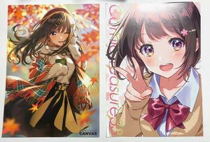 こみトレ33+COMITIA126　CANVAS 森倉円 会場限定 フリーペーパー　2種セット