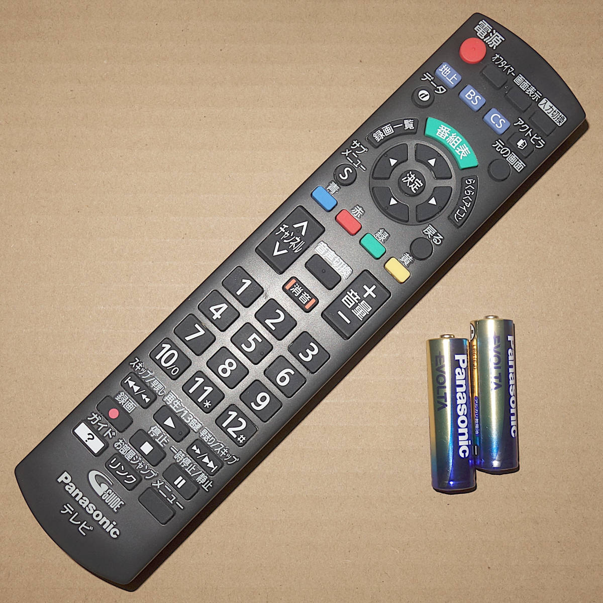 パナソニックテレビリモコンの値段と価格推移は?|113件の売買データ