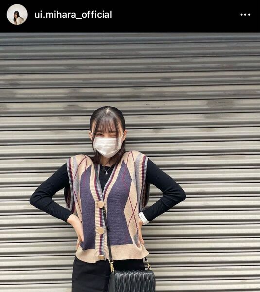 三原羽衣着用 SHEIN ベスト honeyspot
