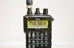 アイコム　IC-W2　144/430MHz　デュアルバンド　5W　無線機　受信改造済み 110～980MHz　広帯域受信　電池バッテリー BP-90付き　 
