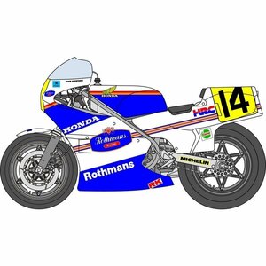 1/12ホンダNS500'85片山ホワイトロスマンズデカール[D695]