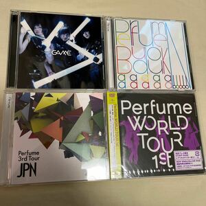 Perfume CD DVD 4枚セット GAME/BUDOUKaaaaaaaaaaN!!!!!/3rd Tour JPN/WORLD TOUR 1st