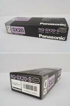 1N231115　Panasonic RQ-SX20-S シルバー カセットプレイヤー デッドストック品 長期保管/ジャンク_画像9