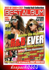 最新/22年間詰め込んだ流行りまくった人気R&B大抜粋/BEST ALBUM R&B EVER/CRAZY VIDEO DJS/DVD3枚組/全125曲