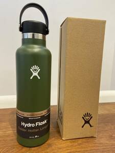 Hydro Flask_Olive_621ml (21oz)_水筒 _ステンレスボトル_ハイドロフラスク_オリーブ