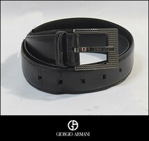 ■■＜中古品＞G・アルマーニ＜GIORGIO ARMANI＞レザーベルト＜91／36＞■■_画像1