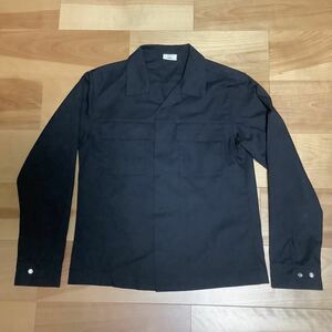 Uniformworld イギリス製　ブラック ジャケット 長袖 ワークシャツ S サイズ