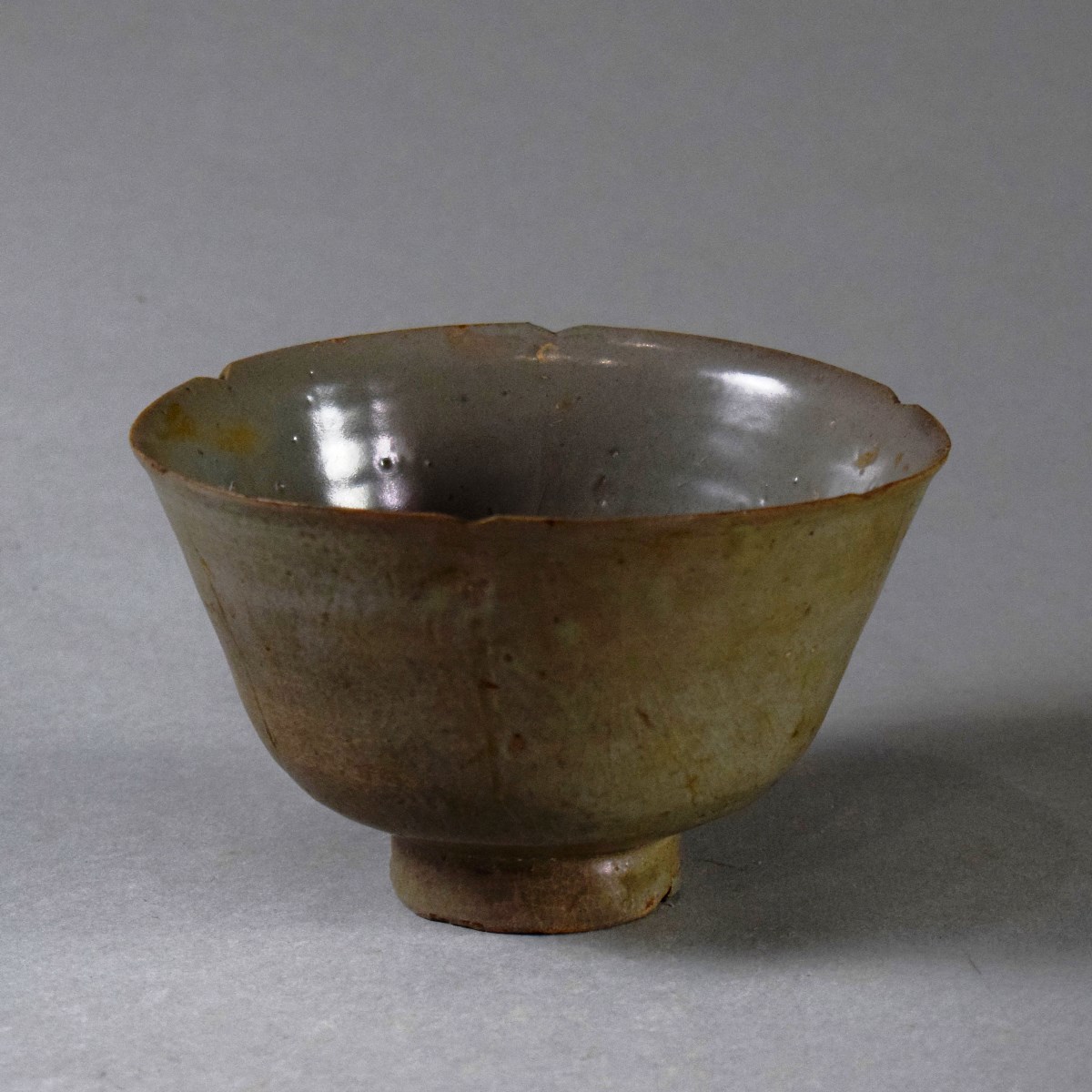 結婚祝い 【洛座】高麗青磁写 茶碗 在銘 ＜李朝韓国美術古陶磁古美術