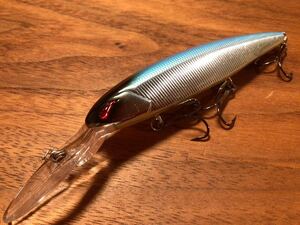 X★超美品★NORIES ノリーズ LAYDOWN MINNOW DEEP“R“ レイダウンミノー ディープR“レギュラー”「ブルーフラッシャー」ミノー