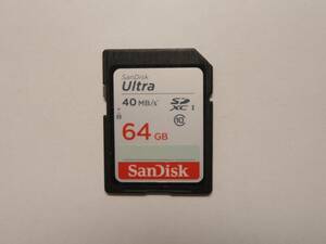 SanDisk 64GB SDXC memory card 