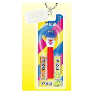 ガチャガチャ ペッツ PEZ ボールチェーンマスコット フィギュア ピエロ 赤