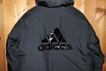 送料無料 特価即決【未使用】 adidas ★ 3-STRIPES INSULATION COAT ロングコート (XO/3L) ★ アディダス CZ0622 ベンチコート 中綿 保温_画像7