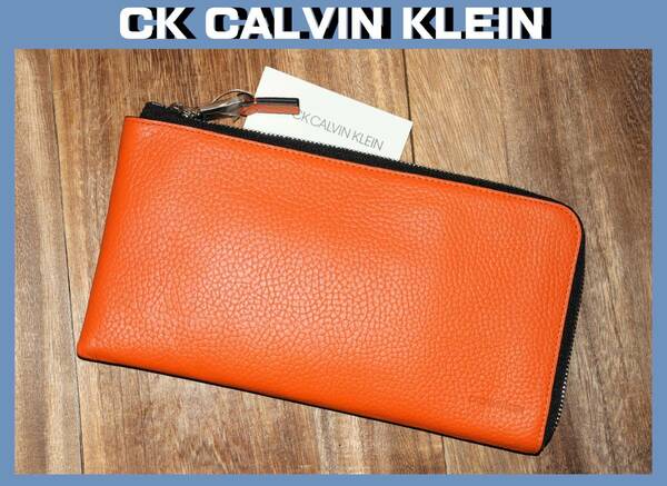 送料無料 【未使用】 CK CALVIN KLEIN ★ スマートセルバッグ ★ カルバンクライン 税込定価2万4200円 820222 クラッチ セカンドバッグ or