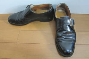 SCOTCH GRAIN スコッチグレイン ヒロカワ 2217 革靴 ビジネスシューズ モンクストラップ 黒 24.5㎝EEE O2311E