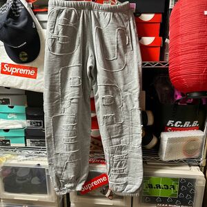 Supreme Sweat Pants Size S Grey